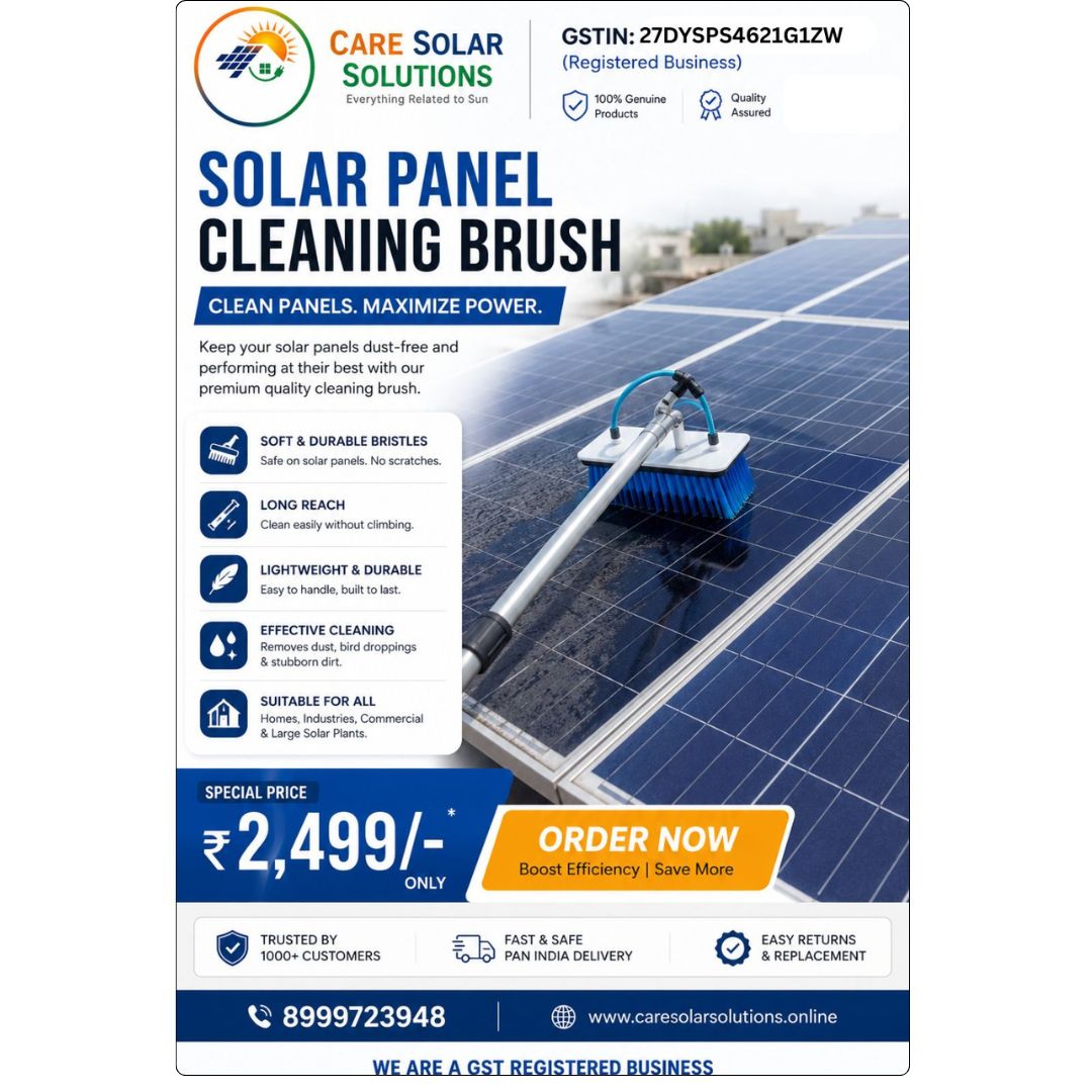 Solar Panel Cleaning Brush
