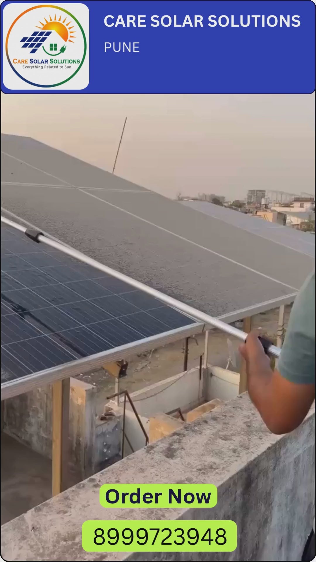 Solar Panel Cleaning Brush