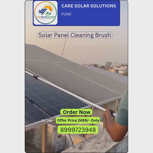 Solar Panel Cleaning Brush